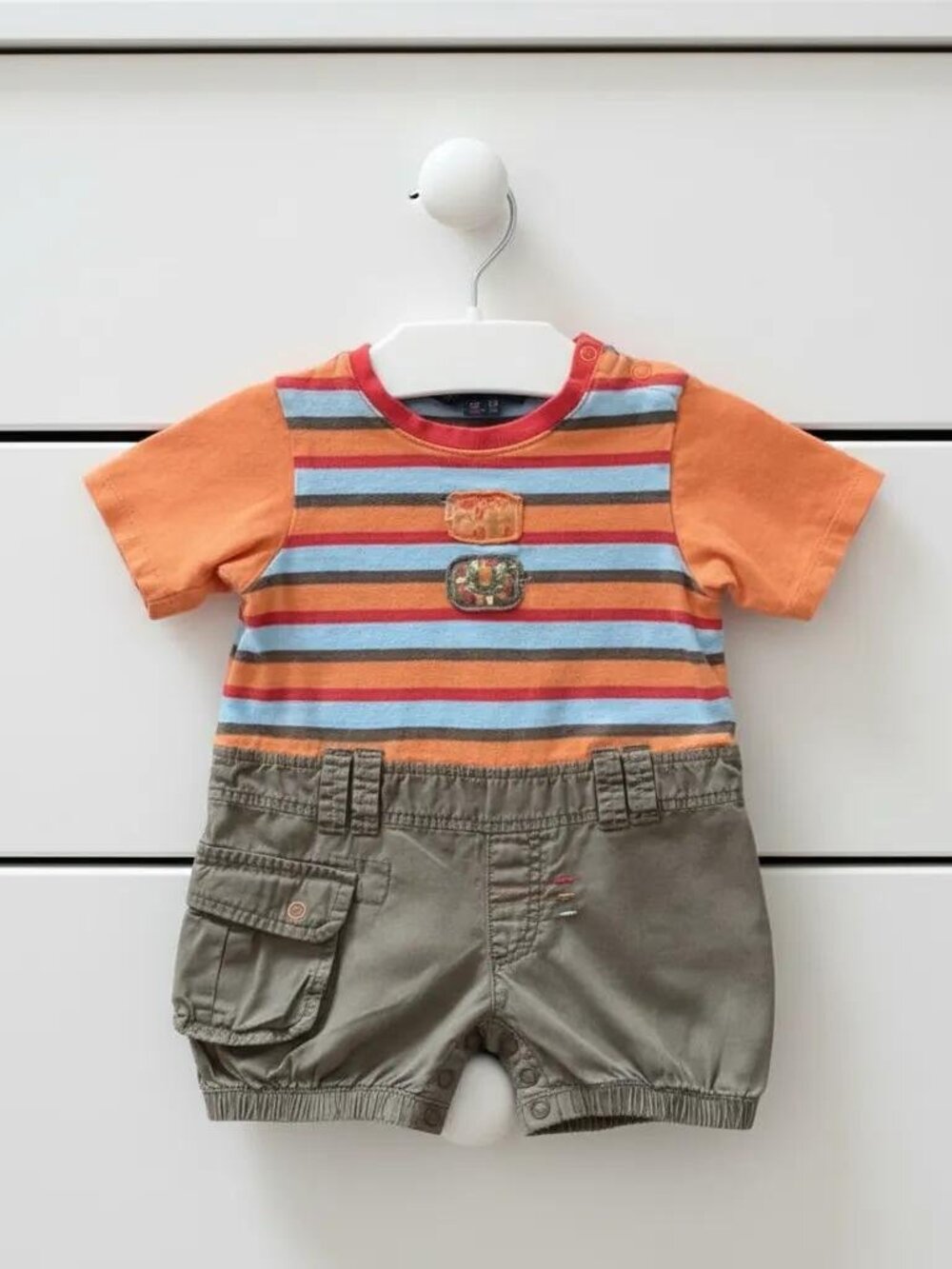 Souris Mini One-Piece Striped Romper 12 Months (74 cm)
